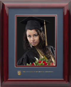 UBC small wood photo frame-gold foil embossing (120853)